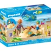 Playmobil Famille jouant dans le sable à la plage My Life 71906^ Le Sport, Les Loisirs Et Les Vacances