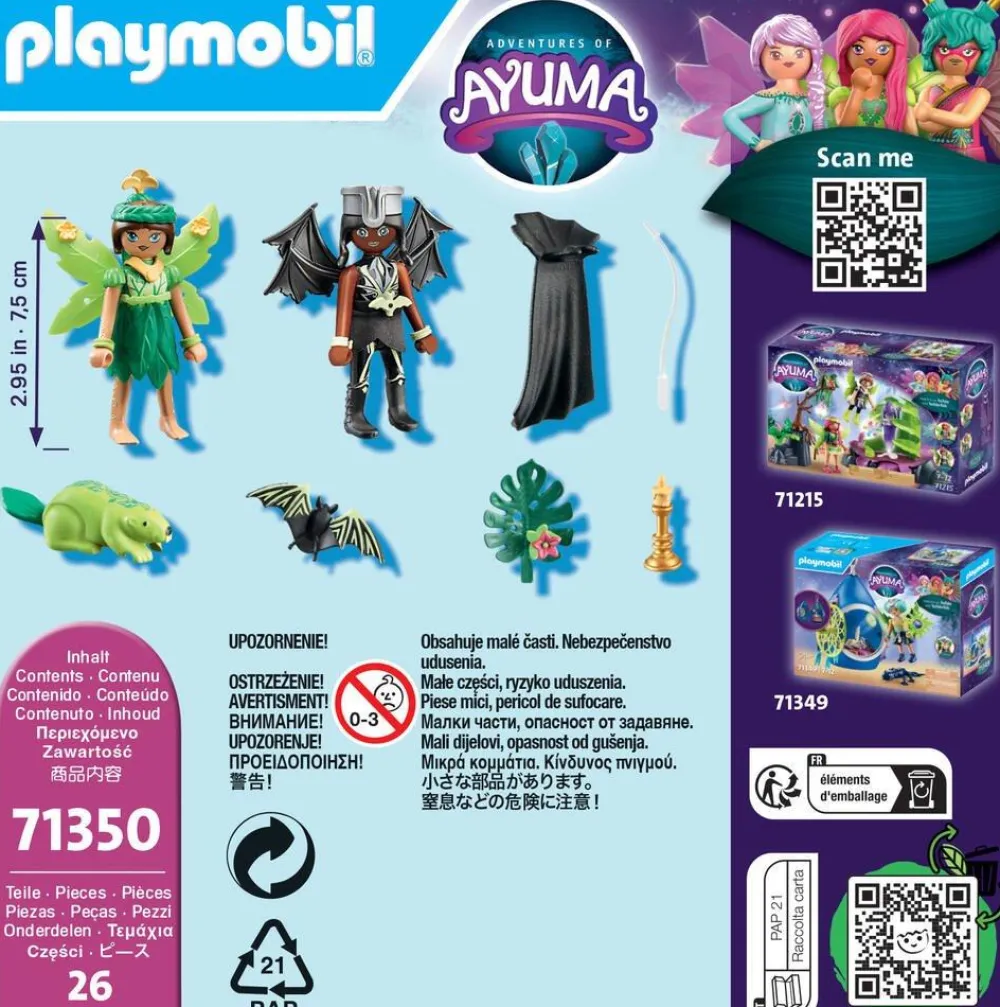 Playmobil Fee Des Bois Et Chauve Souris 71350^ Les Princesses Et Fées