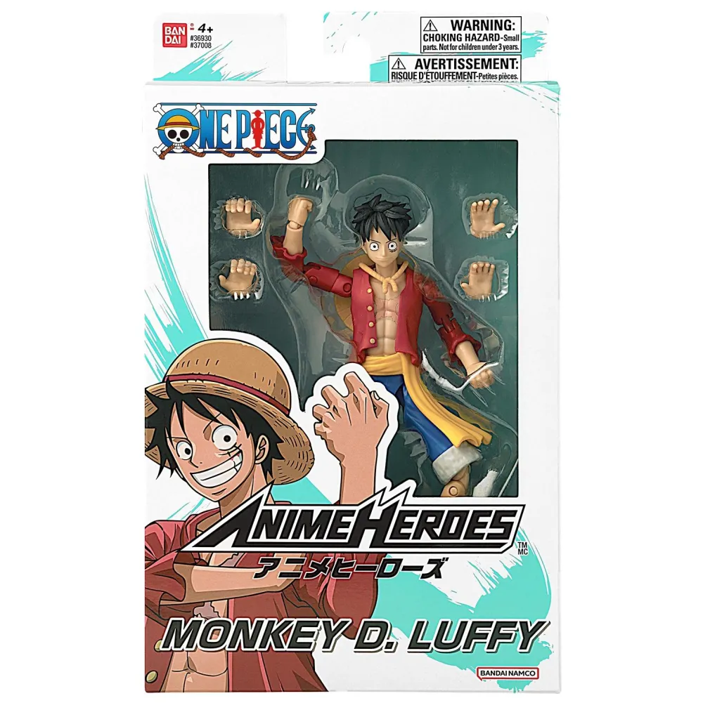 Bandai Figurine Anime Heroes One Piece Monkey Luffy Renewal version^ Les Héros Et Personnages