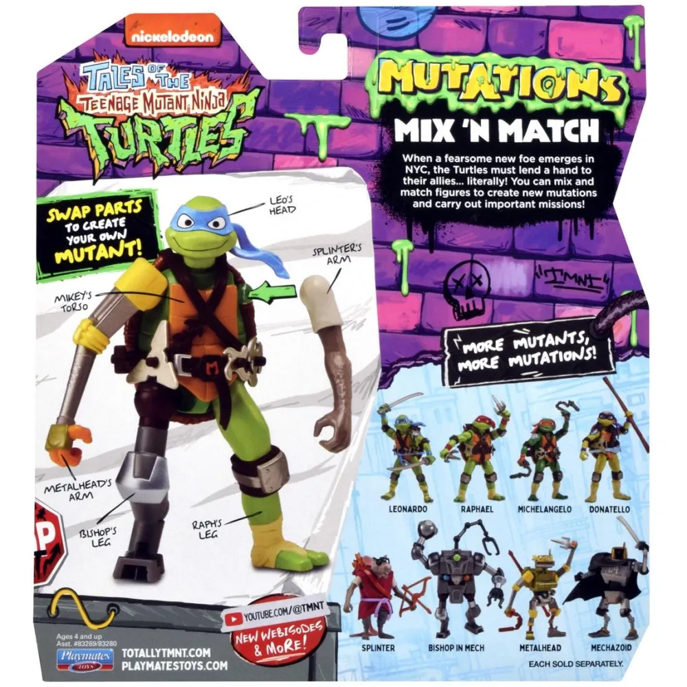 Giochi Preziosi Figurine articulée 12 cm Tortues Ninja Mutations Mix & Match - Raphael^ Les Figurines Interactives Et À Fonction