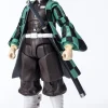 Bandai Figurine articulée 12cm Demon Slayer Tanjiro^ Les Héros Et Personnages