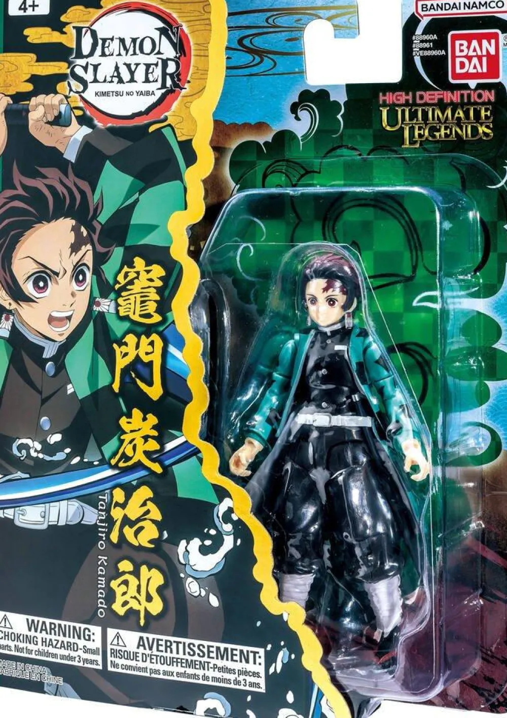 Bandai Figurine articulée 12cm Demon Slayer Tanjiro^ Les Héros Et Personnages