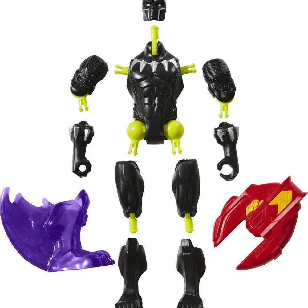 Hasbro Figurine Avengers - Black Panther - Mix Mashers^ Les Figurines Interactives Et À Fonction