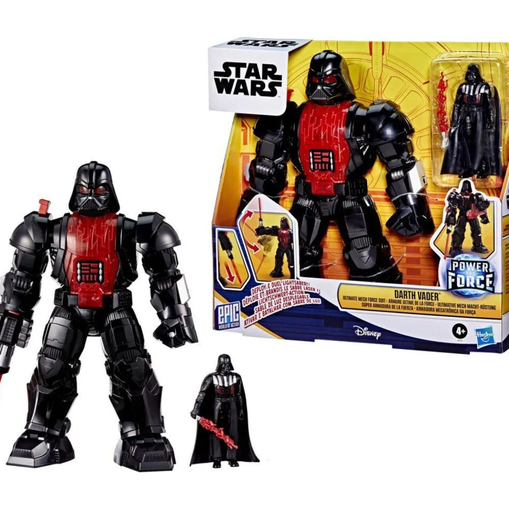 Hasbro Figurine Dark Vador armure de la force - Star Wars Epic World of Action^ Les Figurines Interactives Et À Fonction