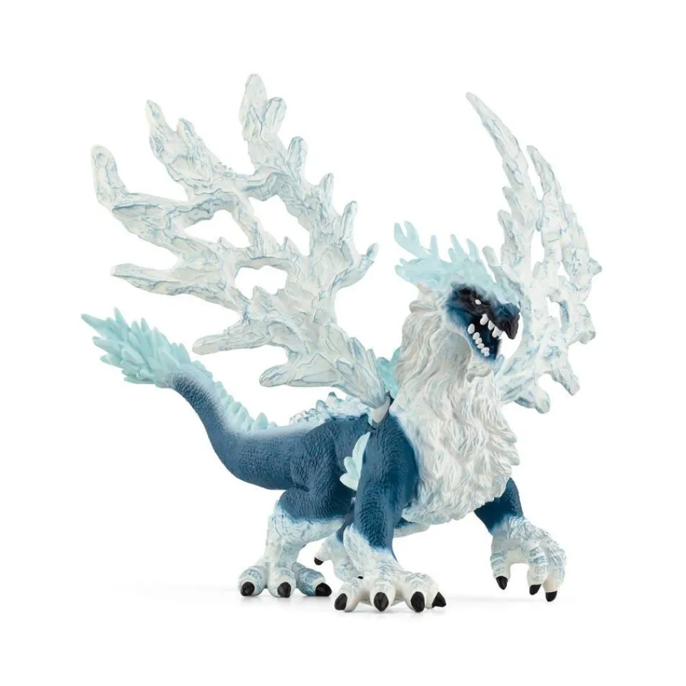 Schleich Figurine Dragon De Glace / Eldrador Avec Ailes Argentées^ Les Monstres, Les Robots Et La Science-Fiction