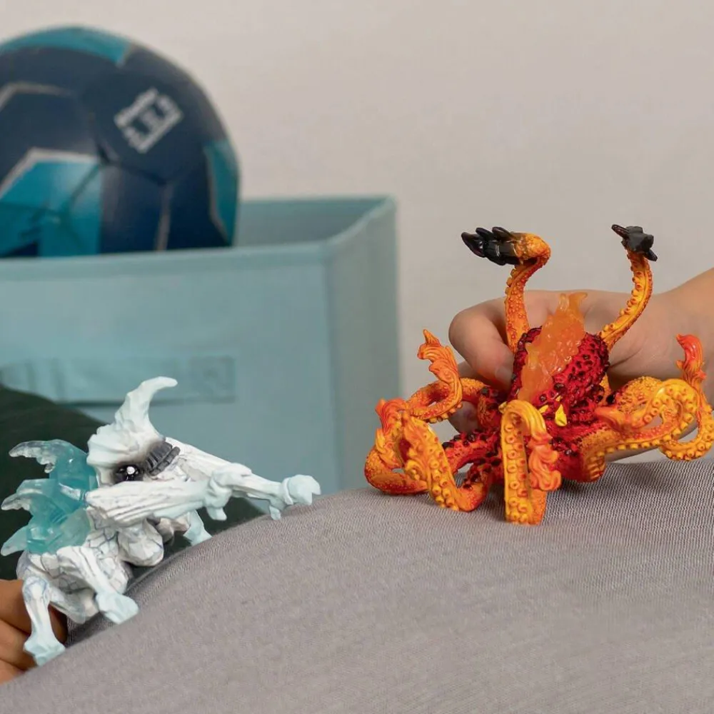 Schleich Figurine Eldrador - Pieuvre de lave vs insecte de glace^ Les Monstres, Les Robots Et La Science-Fiction