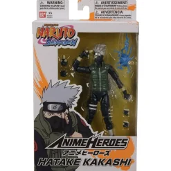 Bandai Figurine Hatake Kakashi Naruto Anime Heroes^ Les Héros Et Personnages