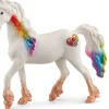 Schleich Figurine Licorne Arc En Ciel Femelle / Univers^ Les Princesses Et Fées