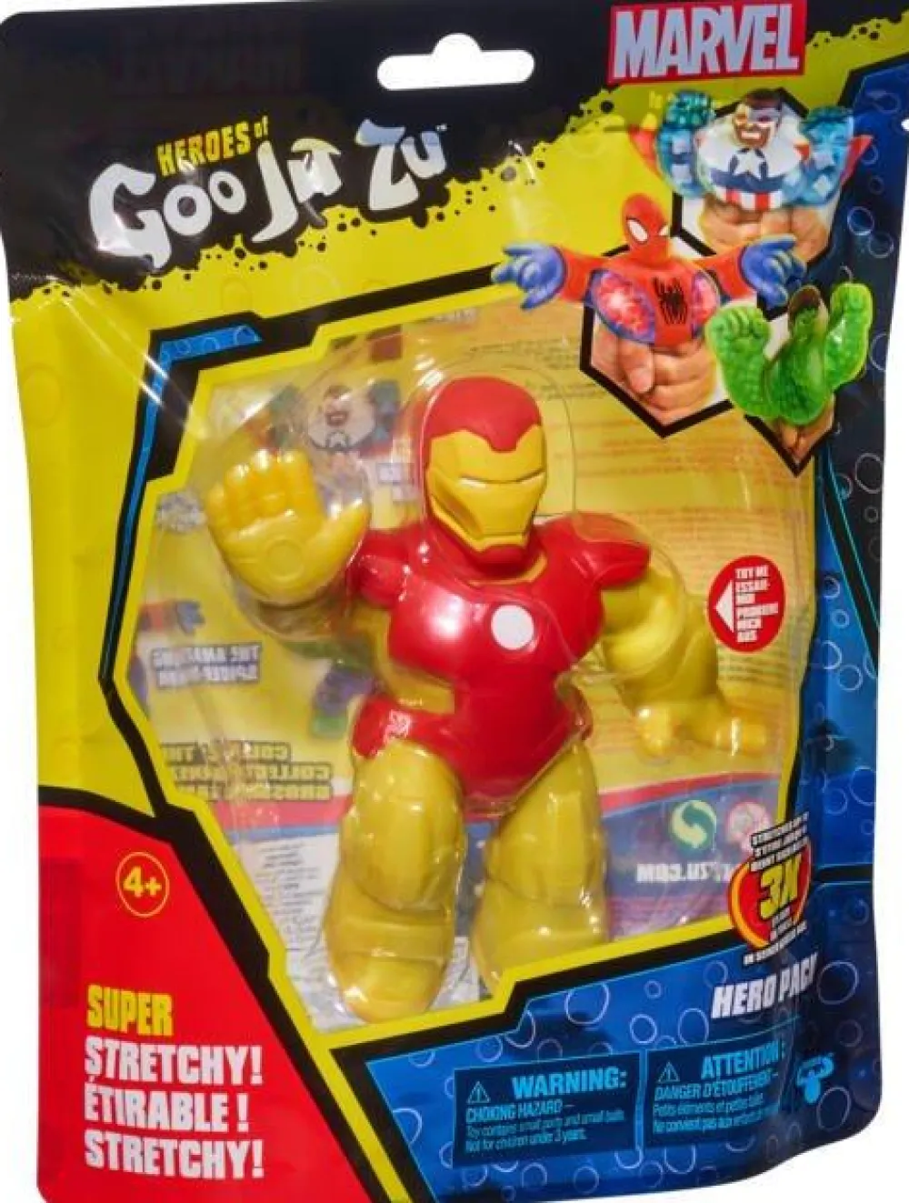 Moose Figurine Marvel Avengers Goo Jit Zu Iron Man De^ Les Figurines Interactives Et À Fonction