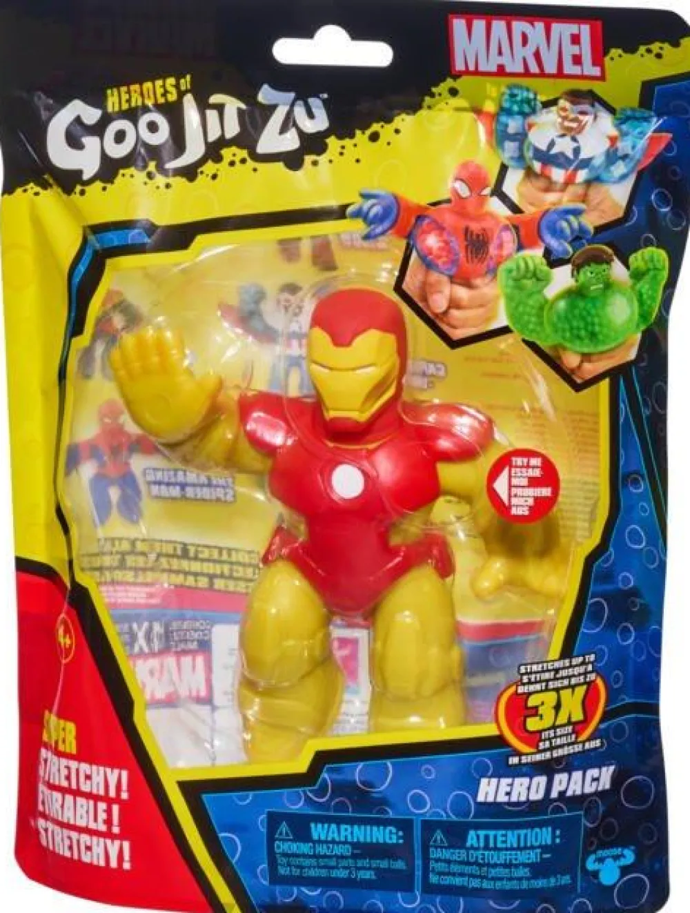 Moose Figurine Marvel Avengers Goo Jit Zu Iron Man De^ Les Figurines Interactives Et À Fonction
