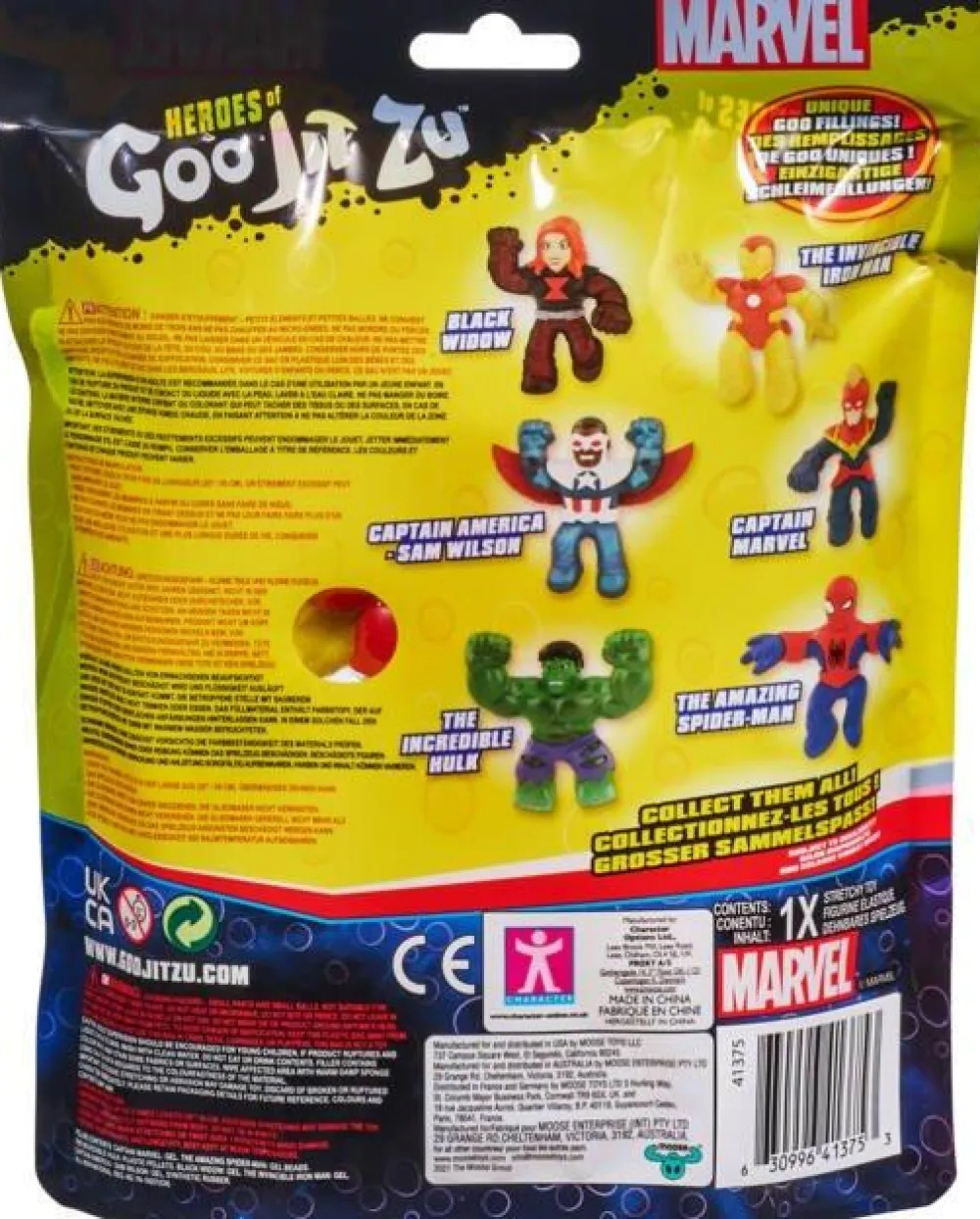 Moose Figurine Marvel Avengers Goo Jit Zu Iron Man De^ Les Figurines Interactives Et À Fonction