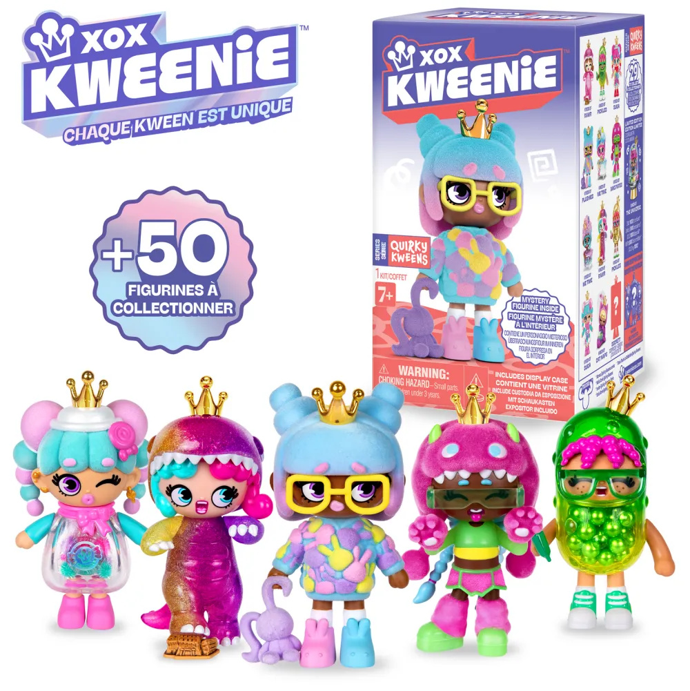 Moose Figurine mystère XOX Kweenie Quircky 13cm^ Mini-Univers