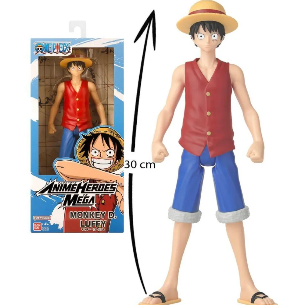 Bandai Figurine One Piece - Monkey D Luffy 30 cm - Anime Heroes^ Les Héros Et Personnages