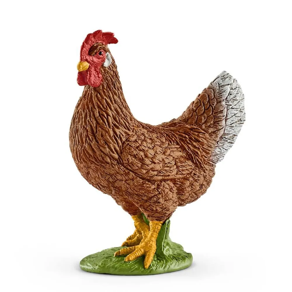 Schleich Figurine Poule Peinte À La Main Avec Détails^ Les Animaux