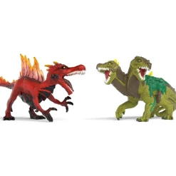 Schleich Figurine Saurien de feu VS Lézard de la jungle Eldrador^ Les Monstres, Les Robots Et La Science-Fiction