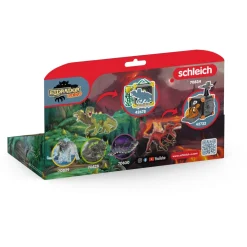 Schleich Figurine Saurien de feu VS Lézard de la jungle Eldrador^ Les Monstres, Les Robots Et La Science-Fiction