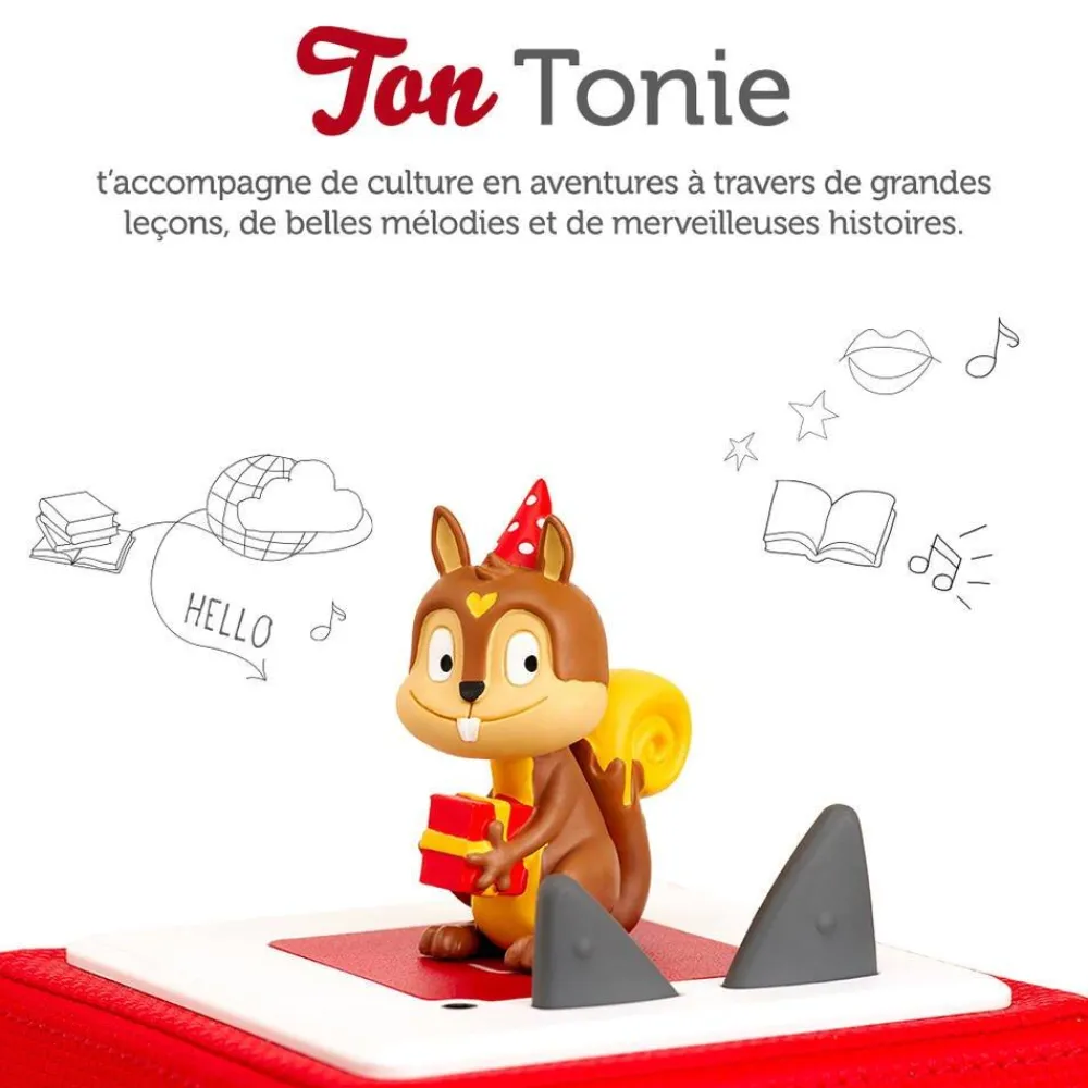 tonies Figurine Tonie - Écureuil Mes comptines préférées pour faire la fête^ Ordinateurs Et Tablettes Éducatives