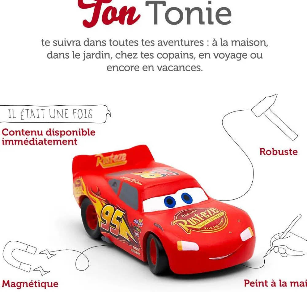 tonies Figurine Tonie - Disney Cars Flash McQueen^ Ordinateurs Et Tablettes Éducatives