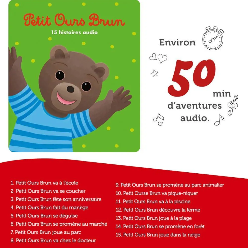 tonies Figurine Tonie - Petit Ours Brun Volume 1^ Ordinateurs Et Tablettes Éducatives