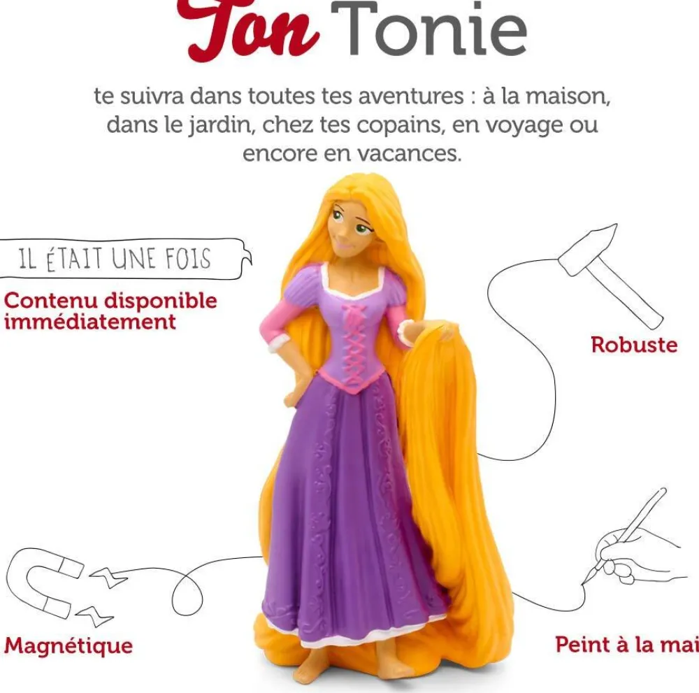 tonies Figurine Tonie - Raiponce Disney Princesse^ Ordinateurs Et Tablettes Éducatives