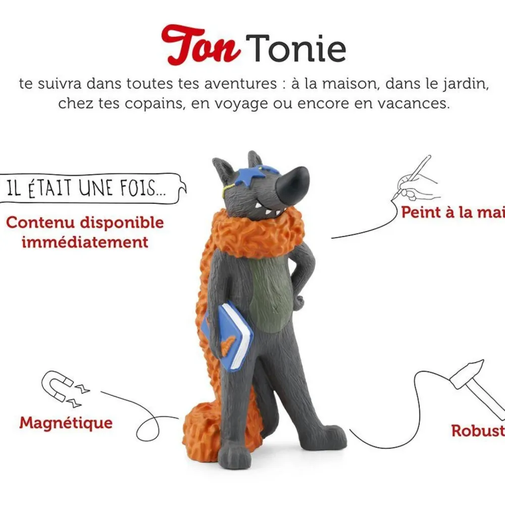 tonies Figurine Tonie Les contes déglingués du Grand Méchant Loup^ Ordinateurs Et Tablettes Éducatives