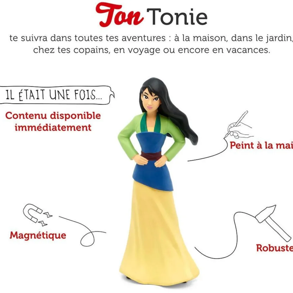 tonies Figurine Tonie Mulan^ Ordinateurs Et Tablettes Éducatives