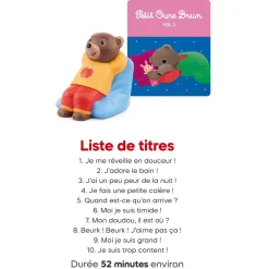 tonies Figurine Tonie Petit ours brun Volume 3^ Ordinateurs Et Tablettes Éducatives