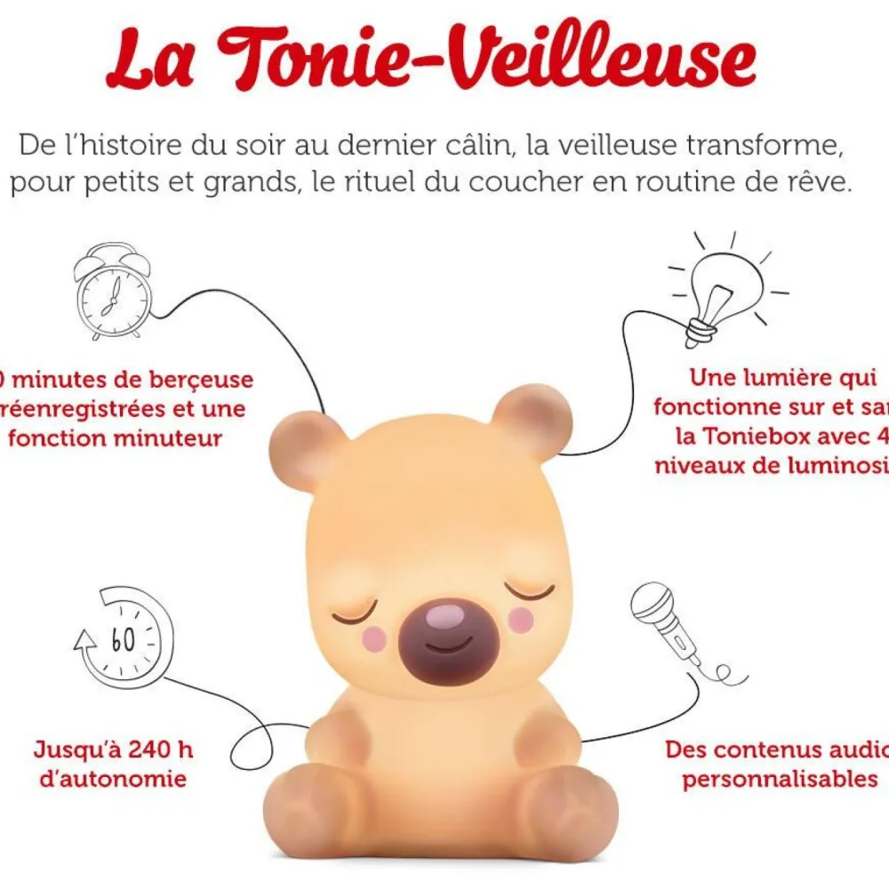 tonies Figurine - Veilleuse doudou nounours^ Ordinateurs Et Tablettes Éducatives