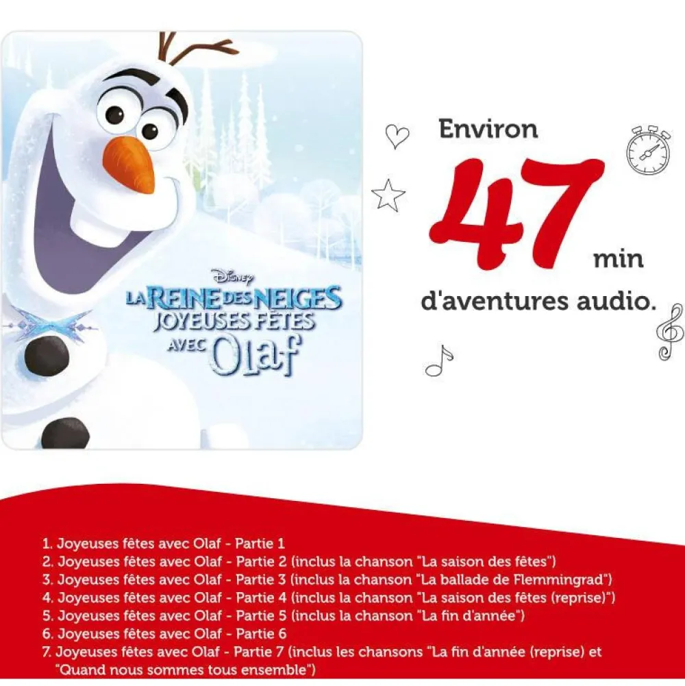 tonies Figurine Joyeuses fêtes avec Olaf^ Ordinateurs Et Tablettes Éducatives