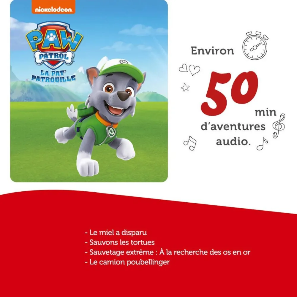 tonies Figurine Rocky La Pat Patrouille^ Ordinateurs Et Tablettes Éducatives