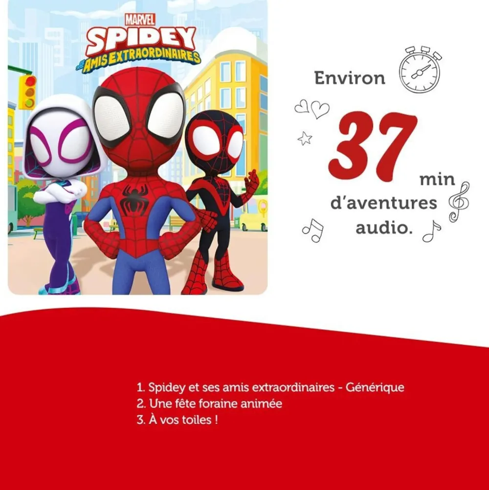tonies Figurine Spidey and his amazing Friends^ Ordinateurs Et Tablettes Éducatives