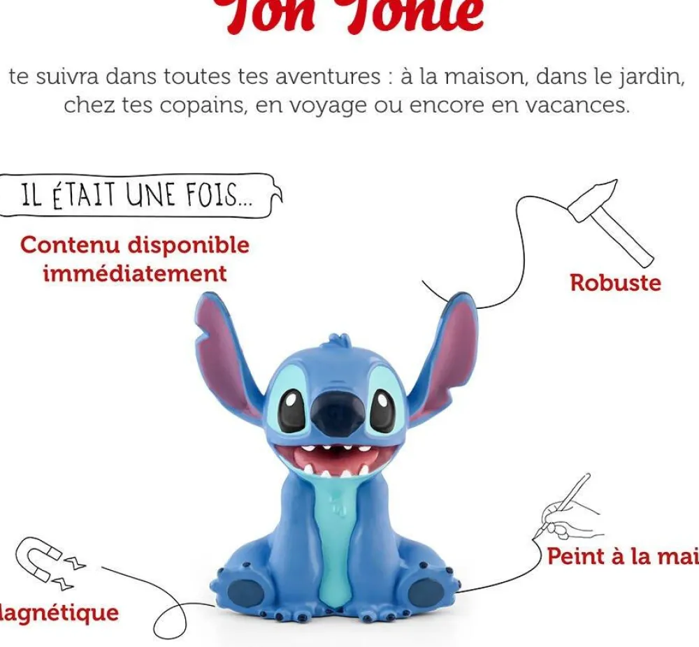 tonies Figurine Stitch - Lilo et Stitch^ Ordinateurs Et Tablettes Éducatives
