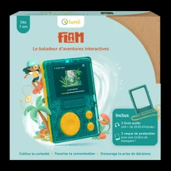 LUNII Flam baladeur audio interactif avec coque de protection^ Ordinateurs Et Tablettes Éducatives
