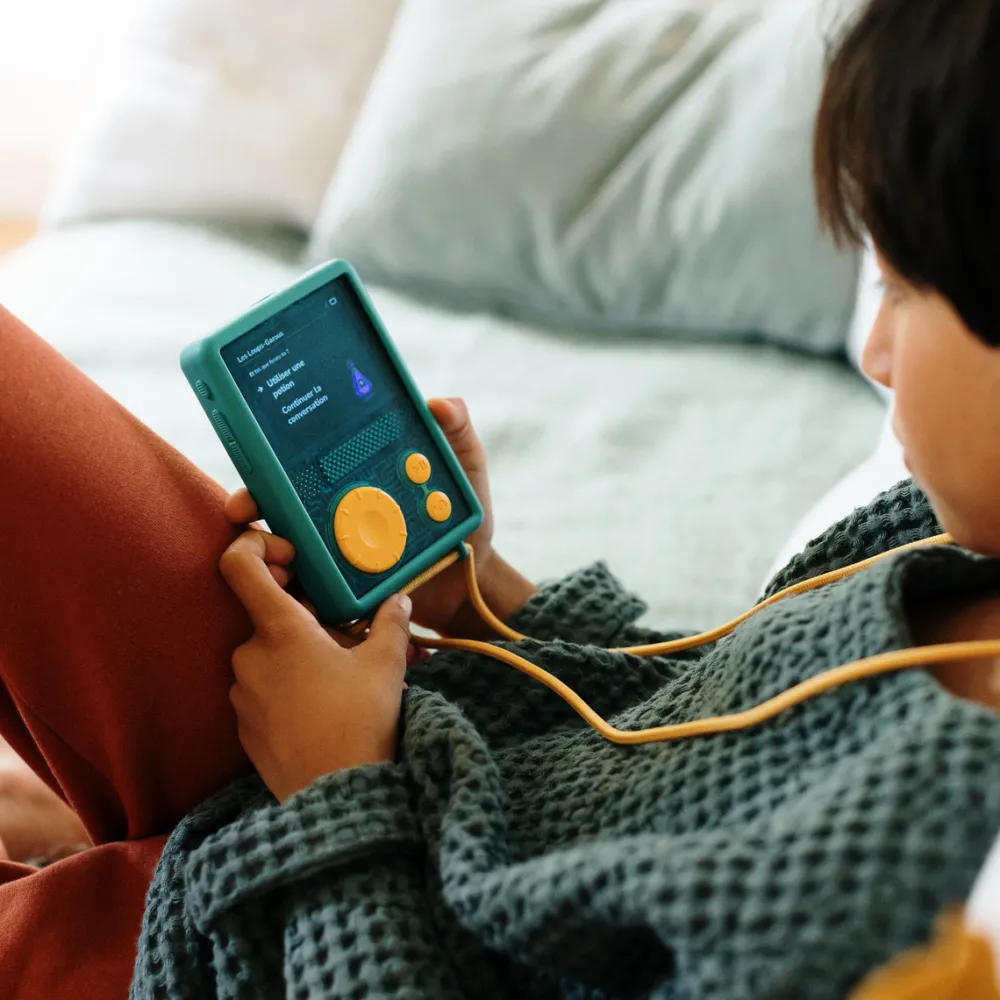 LUNII Flam baladeur audio interactif avec coque de protection^ Ordinateurs Et Tablettes Éducatives