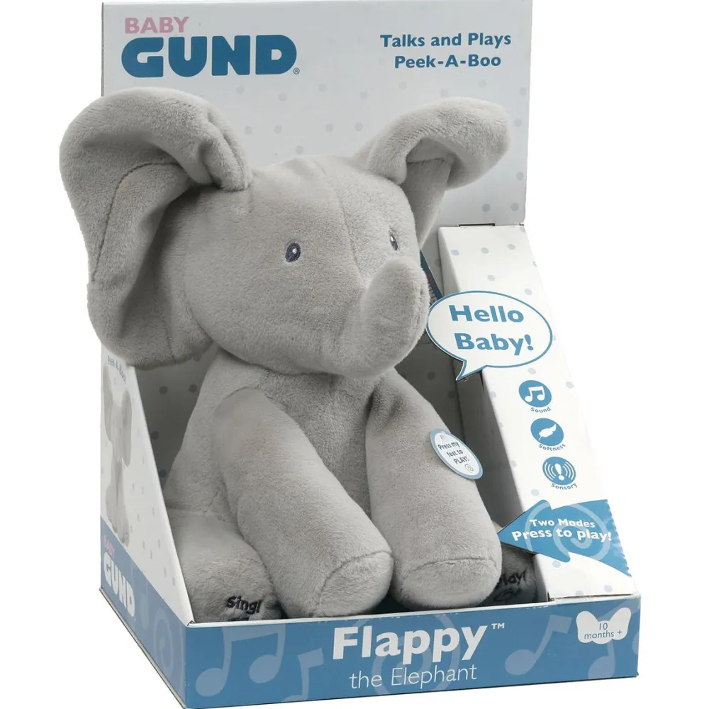 Varta Flappy l'éléphant Gund^ Peluches Animaux|Peluches Électroniques Interactives