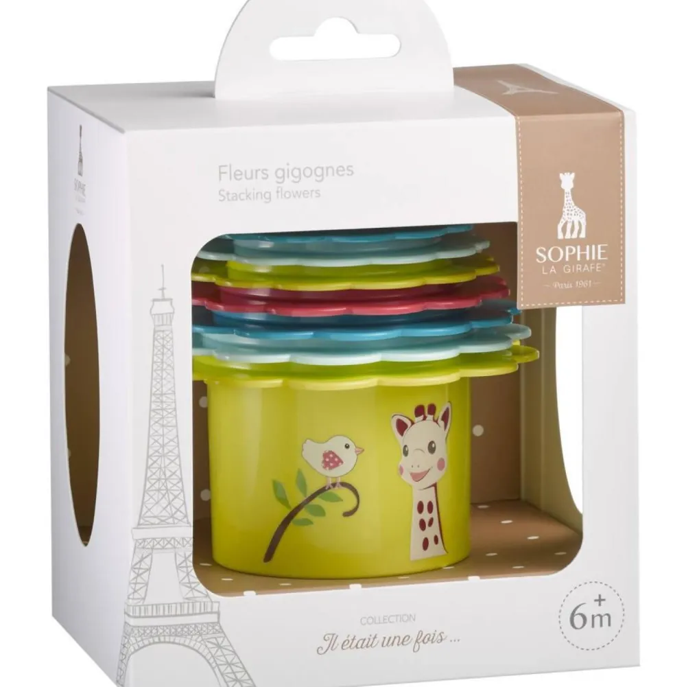 Vulli Fleurs gigogne il était une fois - Sophie La Girafe^ Jouets À Encastrer Et À Empiler