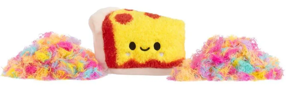 MGA Fluffie Stuffiez Petite Peluche - Cake Pizza^ Peluches Animaux