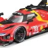 Bburago Formule 1 Ferrari Racing 499p Lmh 2023 51 Rouge 1/18^ Modèles Réduits