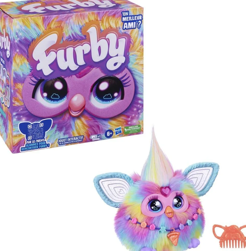 Varta Furby Tie Dye De Hasbro^ Peluches Électroniques Interactives