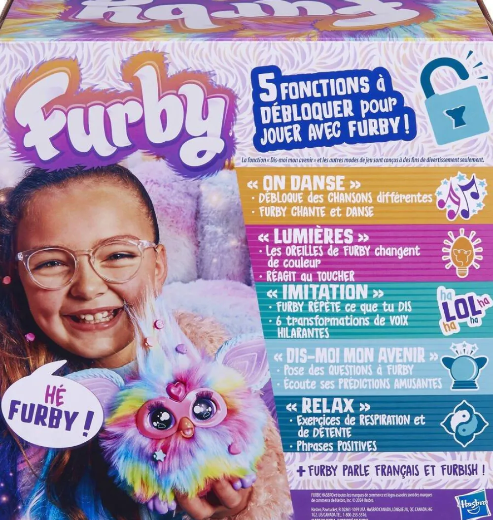 Varta Furby Tie Dye De Hasbro^ Peluches Électroniques Interactives