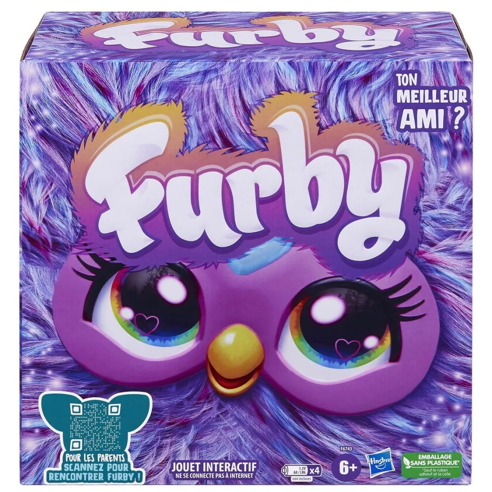 Hasbro Furby violet^ Peluches Électroniques Interactives