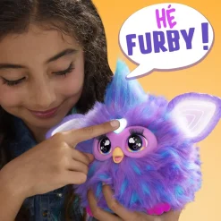 Hasbro Furby violet^ Peluches Électroniques Interactives
