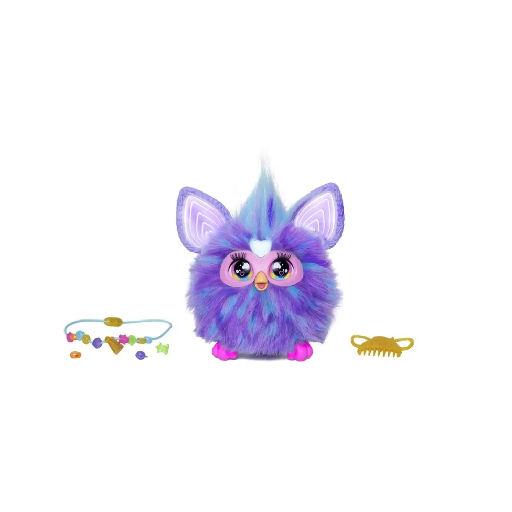 Hasbro Furby violet^ Peluches Électroniques Interactives