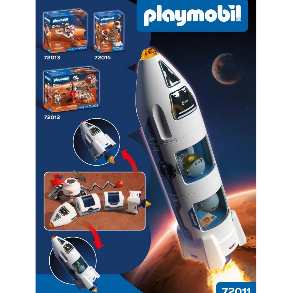 Playmobil Fusée d'exploration sur Mars de l'ESA - 72011^ Les Monstres, Les Robots Et La Science-Fiction