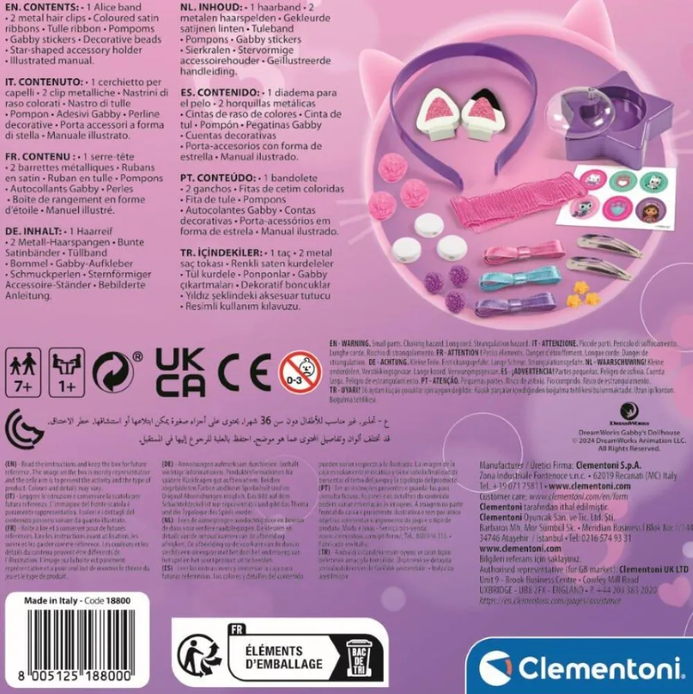Clementoni Gabby Et La Maison^ Perles, Bijoux Et Perles À Repasser