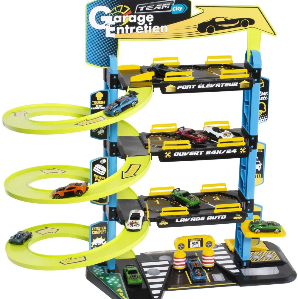 TEAM City Garage 4 niveaux^ Garages Et Tapis