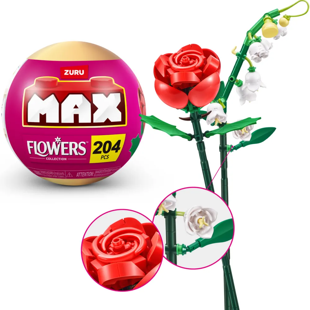 Zuru Garden Long Flowers - Fleurs à construire MAX^ Coffrets De Briques Et Construction Classique