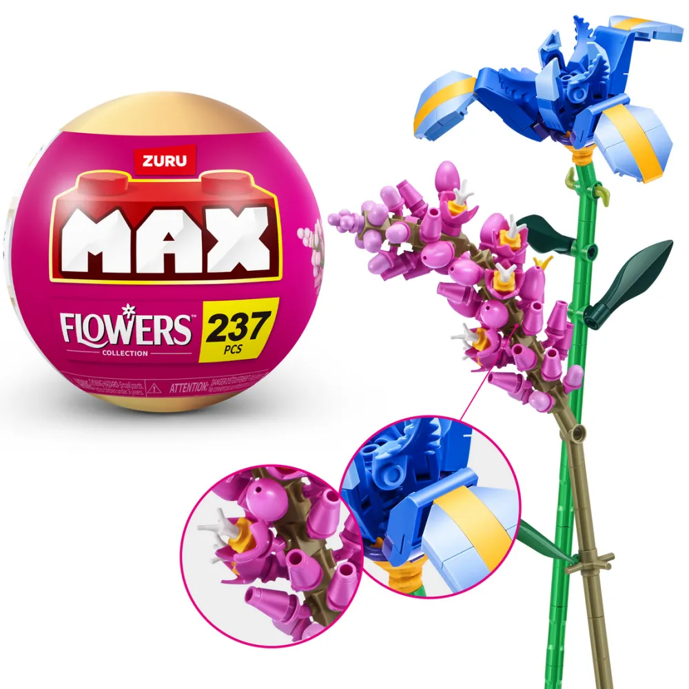 Zuru Garden Long Flowers - Fleurs à construire MAX^ Coffrets De Briques Et Construction Classique