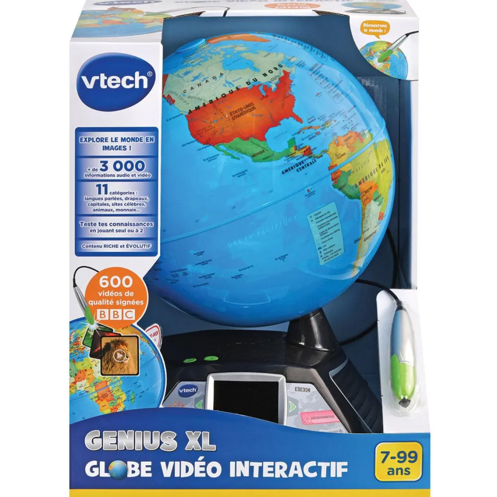 Varta Genius XL : Globe vidéo interactif^ Astronomie Et Géographie