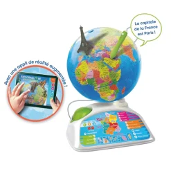Clementoni Globe interactif - exploraglobe avec Réalité augmentée^ Astronomie Et Géographie